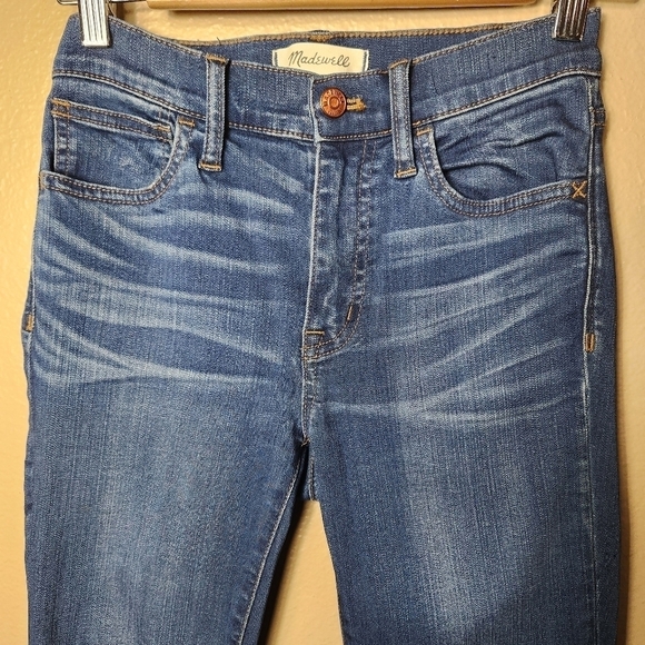 Madewell High Rise Skinny Roadtripper Jeans in Orson Wash-Size 24 - Picture 2 of 12